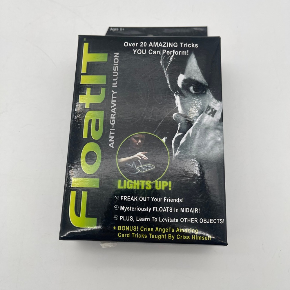 Criss Angel FloatIT Anti-Gravity Illusion Street Magic Kit LED Light Up Card